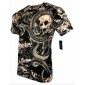Футболка 3XL Xtreme Couture by AFFLICTION Men T-Shirt BLACKTOOTH Skull Biker
