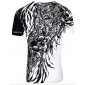 Футболка 4XL Xtreme Couture by AFFLICTION Men T-Shirt BRUTAL COMBAT White Skull Biker Tattoo