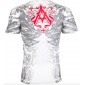 Футболка M Xtreme Couture by AFFLICTION Men T-Shirt DRAGON RAGE Wings White Biker