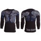 Футболка с длинным рукавом 3XL XTREME COUTURE by AFFLICTION Men LONG SLEEVE THERMAL Shirt DOUBLE UP Dragons
