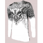Футболка с длинным рукавом 3XL XTREME COUTURE by AFFLICTION Men LONG SLEEVE THERMAL Shirt LEGENDARY Biker White