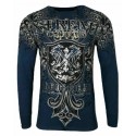 Футболка с длинным рукавом L XTREME COUTURE by AFFLICTION Men LONG SLEEVE THERMAL Shirt LIBERTARIAN