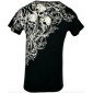 Футболка 4XL Xtreme Couture by AFFLICTION Men T-Shirt NEMESIS Skulls Biker Black