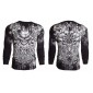 Футболка 5XL Xtreme Couture by AFFLICTION Men T-Shirt OFFERING Skull White Tattoo Biker