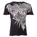 Футболка 3XL Xtreme Couture by AFFLICTION Men T-Shirt OUTLAW Skulls Tattoo Biker