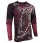 Футболка с длинным рукавом 3XL XTREME COUTURE by AFFLICTION Men LONG SLEEVE THERMAL Shirt RELINQUISH Skull Wings