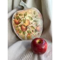 Панно - Кухонная доска «Яблочко» 2 в 1 ручная работа (handmade)