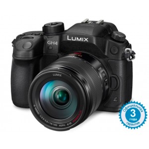 Цифровая фотокамера Panasonic DMC-GH4 14-140mm Kit Black