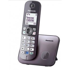 Радіотелефон DECT Panasonic KX-TG6811UAM, Metallic
