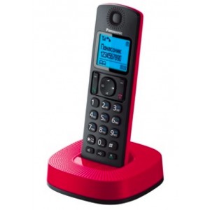 Радіотелефон DECT Panasonic KX-TGC310UCR Black Red