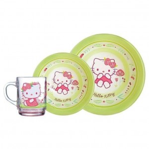 Набор Luminarc HELLO KITTY nordic flower /X3 предмета J1525 (h5532)