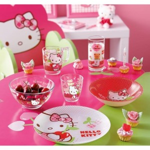 Набор посуды Luminarc Hello Kitty Cherries J0768 /3 пр.
