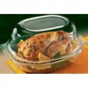 Гусятница Pyrex Classic Glass 2,1л * 3,0л с очень высокой крышкой 136A000