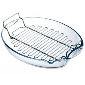 Жаровня с решеткой Pyrex 42 х 30 см 448U000
