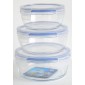 Набор круглых стеклянных контейнеров Luminarc Pure Box 3шт G8597 (G1604)