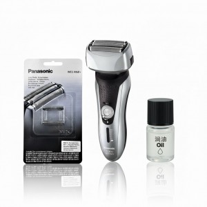 Электробритва Panasonic ES-RF41-S520-AS1 с дополнительным комплектом из лезвий WES-9068Y-1361 и маслом WES-8196X-7911